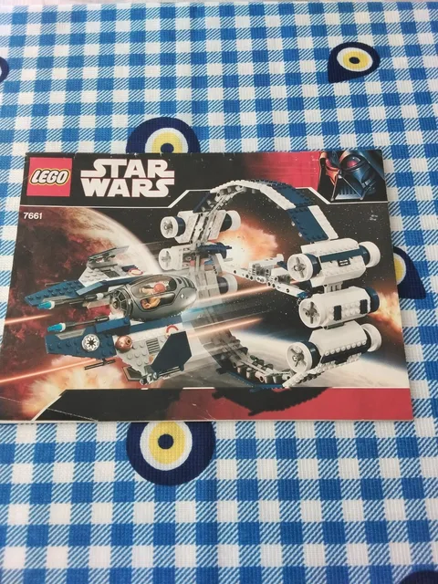 Lego Instructions 7661 Star Wars Jedi Starfighter with Hyperdrive Booster Ring