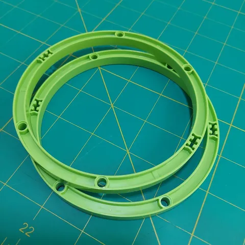 2x Lego Technic Support Beam Ring 15x15 Bright Yellowish Green 6437077 3250 PAIR