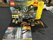 LEGO 9470 The Lord of the Rings: Shelob Attacks 100% complete Box/instructions