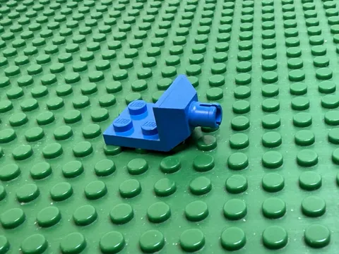 1979 LEGO Blue Plate Modified 2x2 Helicopter Tail Rotor Holder 483 712 733#3481