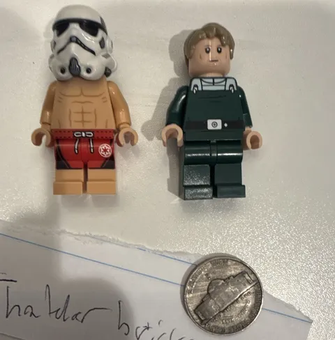 LEGO Hot Tub Trooper and Galen Erso Star Wars Minifigure Lot Authentic brand new