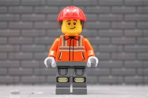 LEGO Minifig City cty1919 - Construction Worker - Male