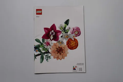 LEGO® Icons Botanical Collection 10342 Pretty Pink Flower Bouquet Instruction Ma