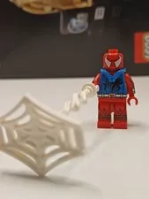 NEW Marvel Scarlet Spider w/ Hoodie Minifigure Spider-Man Web Warriors Battle