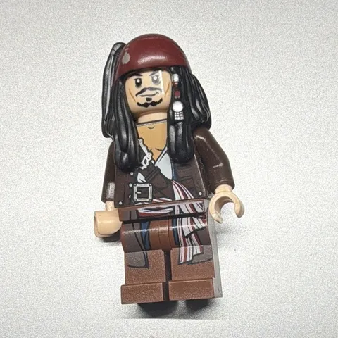 LEGO Jack Sparrow Minifigure Pirates of the Caribbean Pirates of the Caribbean