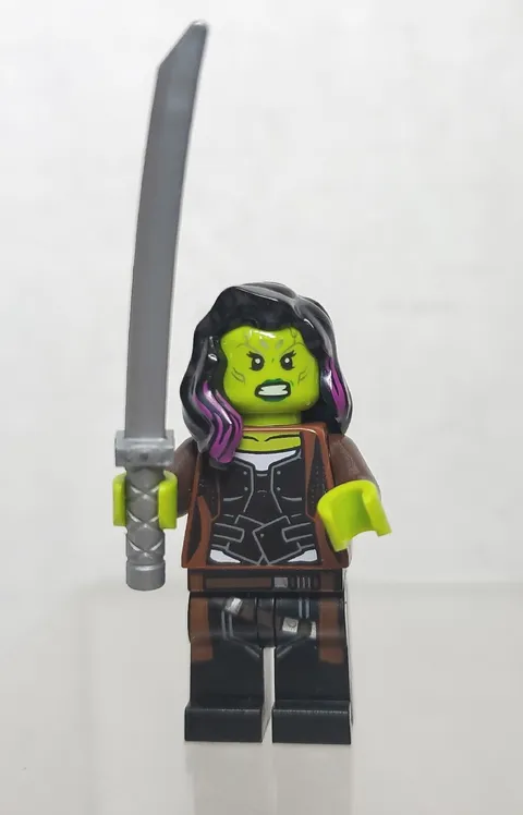 Lego Minifigure Gamora Complete. Thanos Ultimate Battle 76107 Minifig Only