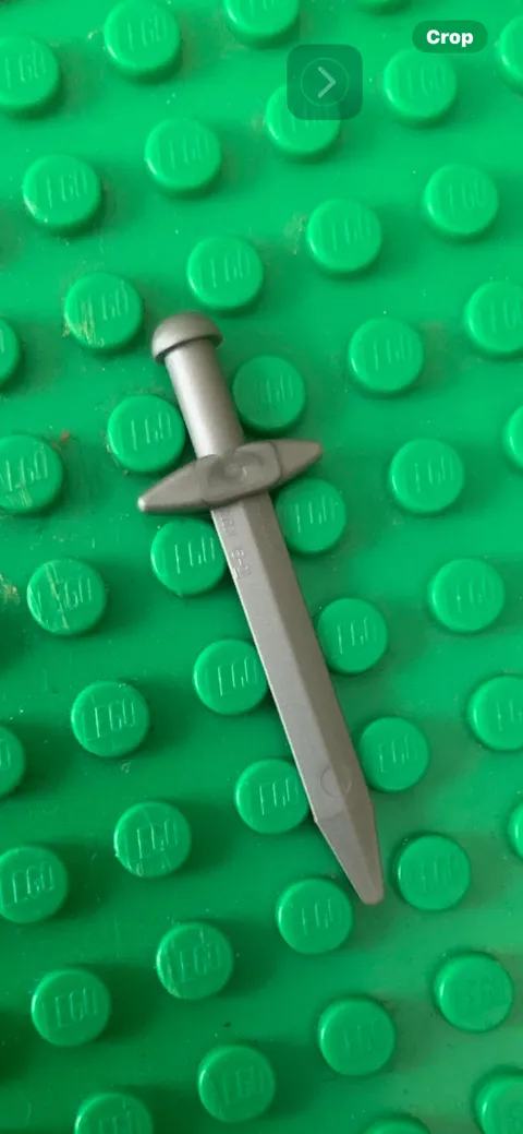 LEGO® Minifigure Weapon Sword Greatsword Pointed Thick Crossguard