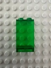 LEGO Panel 1 x 2 x 3 - Solid Studs 2362a Trans-Green