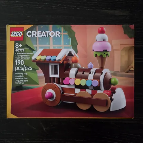 LEGO 40777 Creator Celebration Series Gingerbread Train Ornament New Sealed