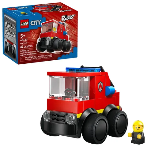 LEGO City Rides – Fire Truck Building Toy for Kids - Emergency Multicolor