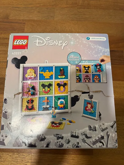 Lego 43221 100 Years Of Disney SEALED NEW RETIRED (DAMAGED BOX) See Pictures