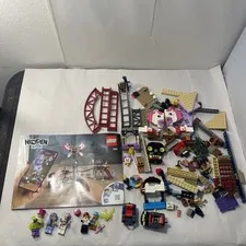 Lego Hidden Side Haunted Fairground 70432 As-Is Parts w/ 5 Mini-Figs & Manual