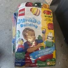 Lego Duplo Jumbo Building Blocks 80 Pc Vintage 1996 NEW IN PACKAGE