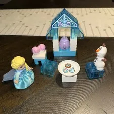 LEGO Duplo Disney Frozen Elsa and Olaf’s Tea Party Lot, Printed Pieces, 4+