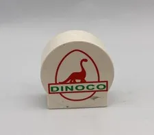 Lego Duplo Block Specialty Disney Cars Brick DINOCO Round Dino White