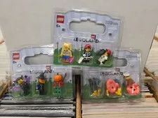Lot of 3 Legoland Lego 3 Pack Mini Figurines Sets Halloween/ Workers/ Sailor