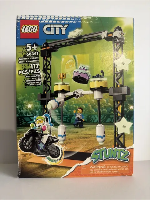 LEGO 60341 - CITY: The Knockdown Stuntz Challenge - Brand New Damaged Box