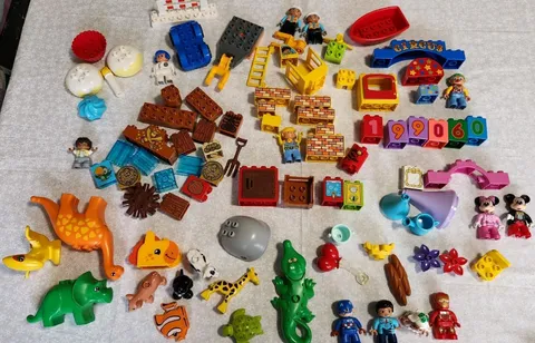 Lego Duplo Mini Figure Dino Animal Minnie Micky Bob Builder Lot Specialty Pieces