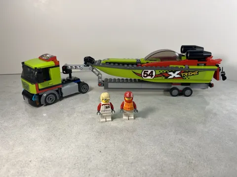 LEGO CITY: Race Boat Transporter (60254), Complete