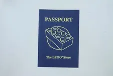 Lego Passport - The Lego Store - Blue Cover - has a few stamps