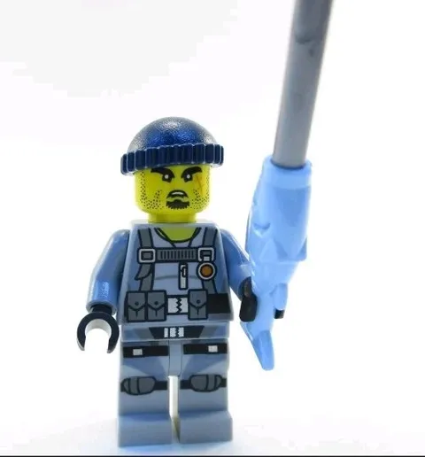 NEW LEGO®  Charlie Shark Army Gunner minifigure  Ninjago Movie Njo0341 70620