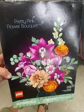 LEGO Botanicals Pretty Pink Flower Bouquet 10342 - Brand New Sealed Damaged Box