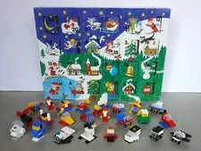 1998 LEGO Xmas/Holiday Advent Calendar Set #1298 - 24 Buildable Models/Complete