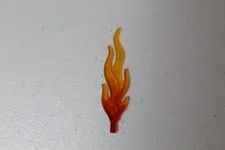 Lego Fire 94448 Flame Transparent Trans Red Yellow