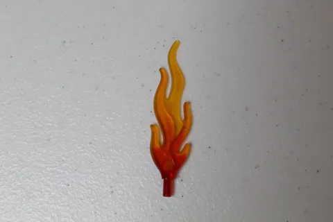 Lego Fire 94448 Flame Transparent Trans Red Yellow