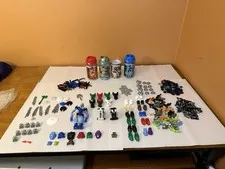 LEGO Bionicle Vintage Lot Of Sets, Massive Lot, Nuhvok, Weapons, Shields, Masks