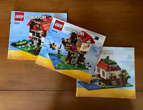 LEGO Creator Tree House 31010 Instruction Booklets ONLY