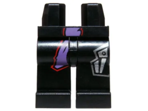 LEGO® Part 970c00pb0287 - Hips and Legs with Purple Sash Mechanical Pattern
