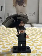 WEDNESDAY ADDAMS LEGO MINIFIG FIGURE jenna ortega christina ricci umbrella