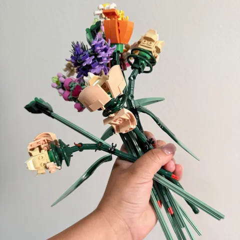 LEGO BOTANICALS REPLACEMENT PIECES LOT~FLOWERS~PRETTY FLOWER BOUQUET