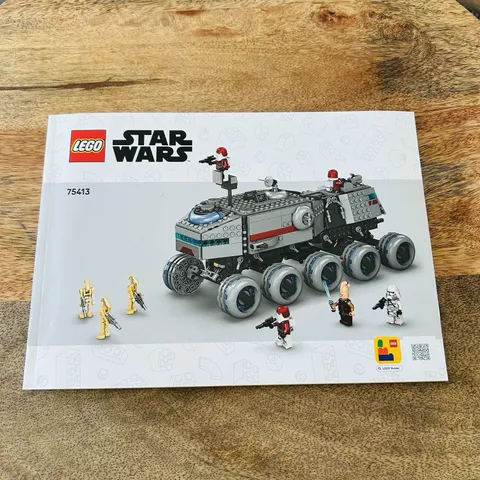 LEGO 75413 Star Wars Republic Juggernaut Manual Only No Bricks