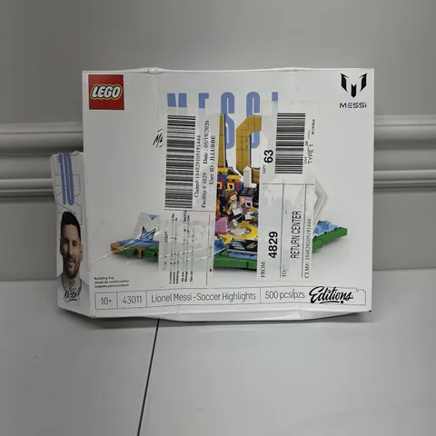 LEGO Editions 43011 Lionel Messi Soccer Highlights Open Box Complete Sealed Bags