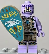 LEGO  ninjago keeper warrior minifigure Printed Shield Island 71746 Genuine