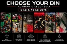 LEGO Bulk Lot 5 lbs Authentic Choose Your Bin Star Wars Castle TMNT and MORE!