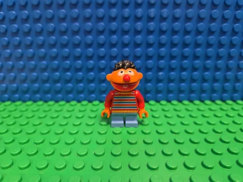 LEGO Ernie Minifigure Sesame Street 21324 Ideas idea075 CMF Lot Rare Retired HTF