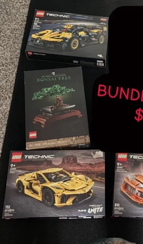 NEW UNOPENED LEGO SETS LOT OF 3(TECHNIC AND BOTANICAL COLLECTION)