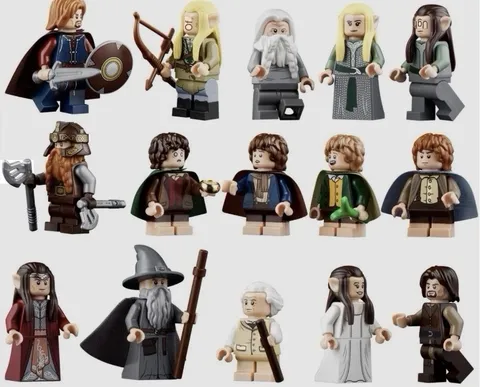 Lego Rivendell 10316 Minifigures and Accessories 