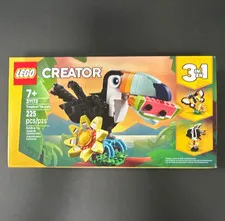 LEGO Creator 3-in-1 Tropical Toucan (31173) Set, 225 Pieces, Ages 7+