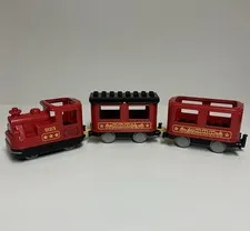 LEGO Duplo 10874 Push & Go Motorized Red Locomotive Train Engine with Cars Works