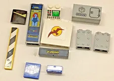 Lot of 11 Random LEGO LOT Mix Printed & Stickered Parts Pieces