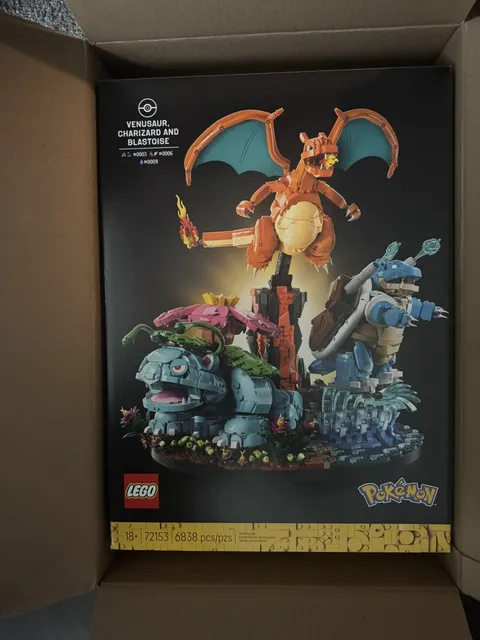 LEGO Pokemon 72153 Venusaur, Charizard and Blastoise (BRAND NEW - IN HAND)