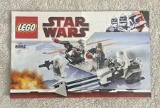 8084 LEGO Star Wars Snowtrooper Battle Pack Manual, Episode V, FREE SHIPPING!
