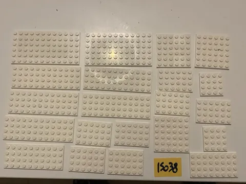 Lego Parts Lot White Plates