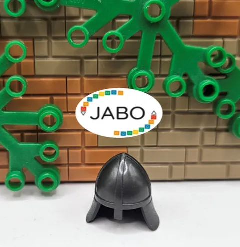 (S12 / 10 / 6) LEGO 3844 Headgear Helmet Castle Neck Protector Pearl Dark Gray