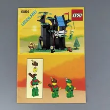 1988 LEGO Forestmen’s Hideout 6054 - Original Instructions Book ONLY Vintage
