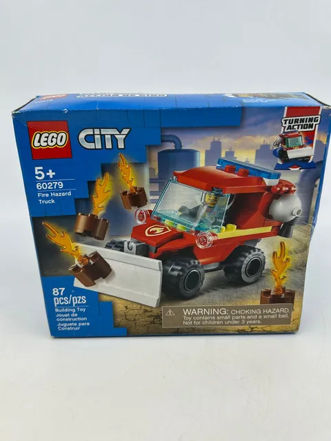LEGO City Fire Hazard Truck 60279 Building Kit; Firefighter Toy That Makes a Coo